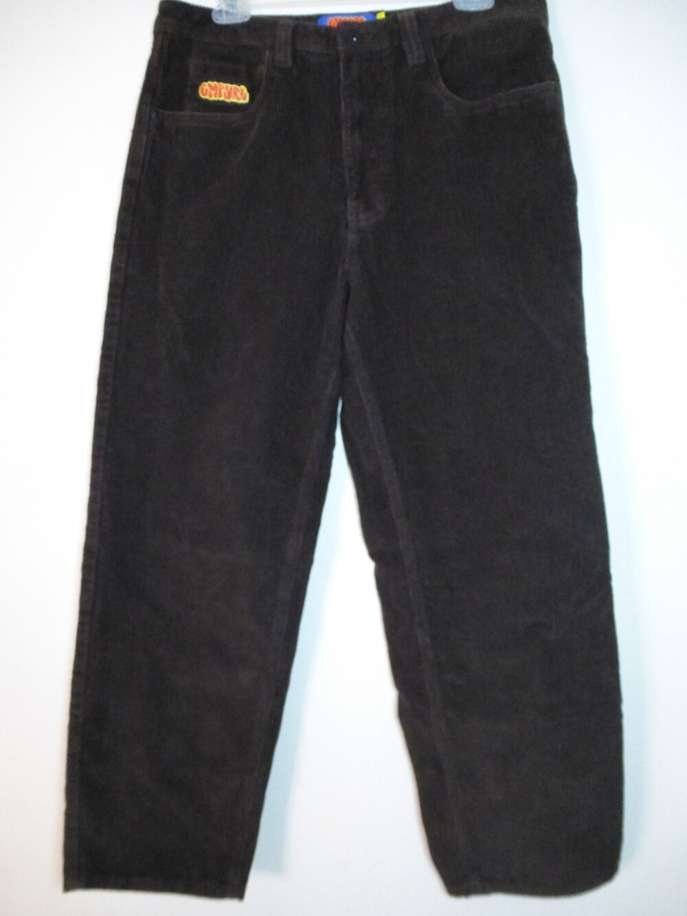 Empyre Corduroy Pants Mens 30 Brown Relax Fit Wide Wale Baggy Skater Streetwear